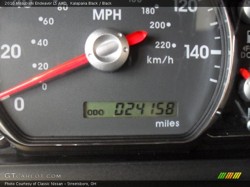 Kalapana Black / Black 2010 Mitsubishi Endeavor LS AWD