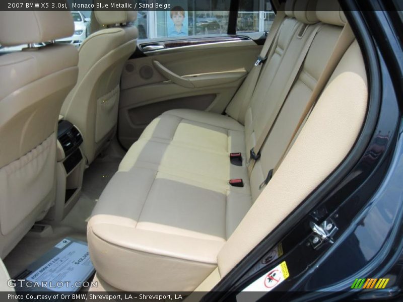 Monaco Blue Metallic / Sand Beige 2007 BMW X5 3.0si
