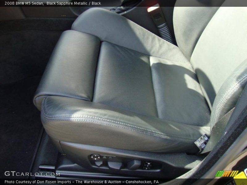Black Sapphire Metallic / Black 2008 BMW M5 Sedan