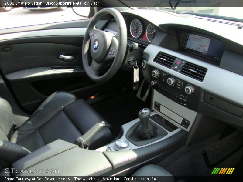 Black Sapphire Metallic / Black 2008 BMW M5 Sedan