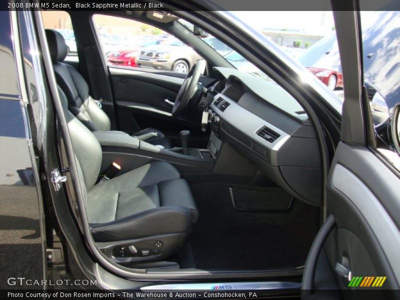 Black Sapphire Metallic / Black 2008 BMW M5 Sedan