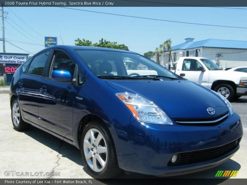Spectra Blue Mica / Gray 2008 Toyota Prius Hybrid Touring