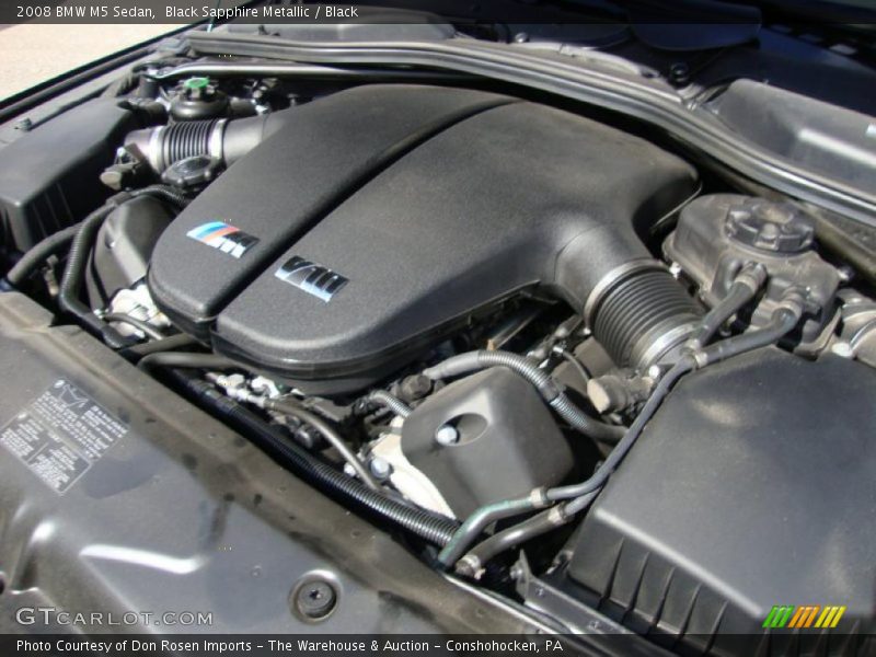 Black Sapphire Metallic / Black 2008 BMW M5 Sedan
