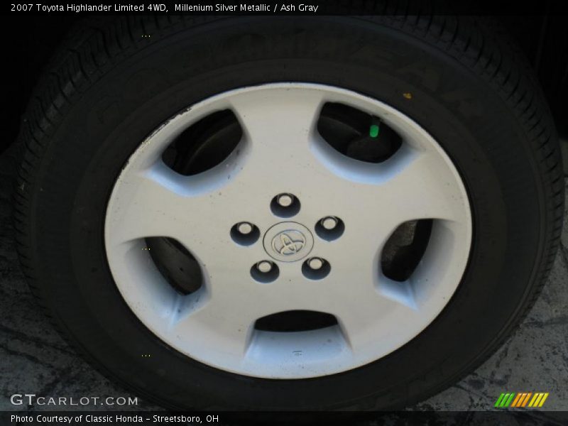 Millenium Silver Metallic / Ash Gray 2007 Toyota Highlander Limited 4WD