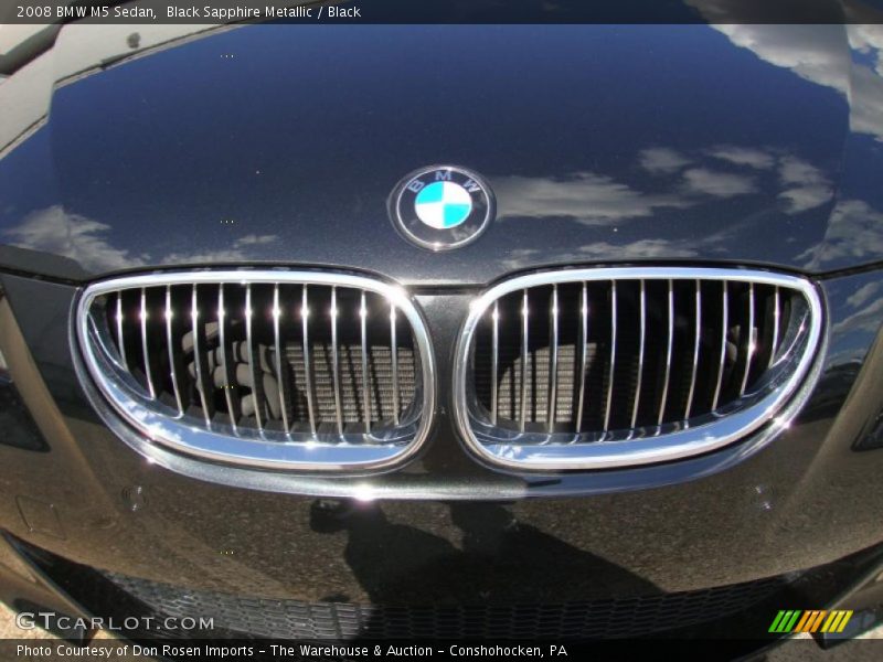 Black Sapphire Metallic / Black 2008 BMW M5 Sedan