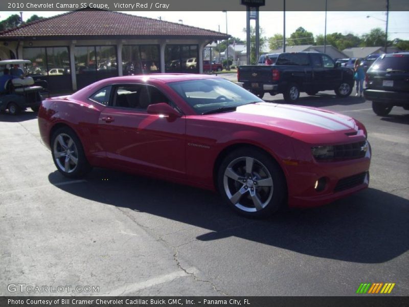 Victory Red / Gray 2010 Chevrolet Camaro SS Coupe