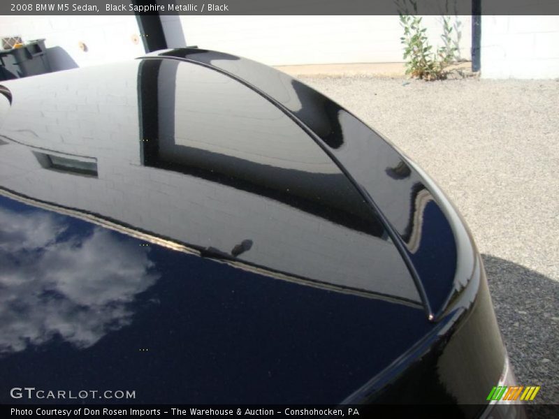 Black Sapphire Metallic / Black 2008 BMW M5 Sedan