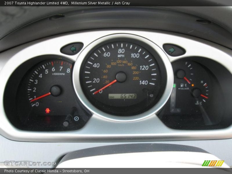 Millenium Silver Metallic / Ash Gray 2007 Toyota Highlander Limited 4WD