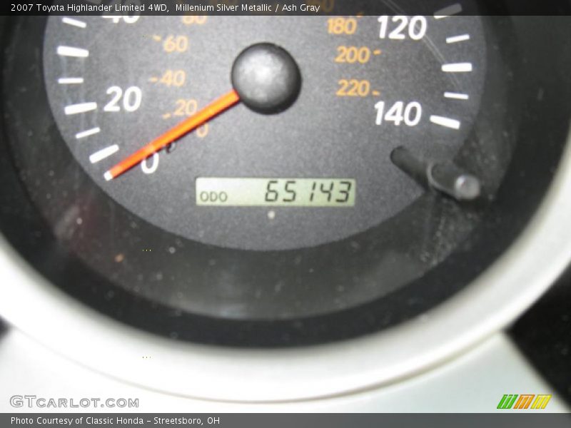 Millenium Silver Metallic / Ash Gray 2007 Toyota Highlander Limited 4WD