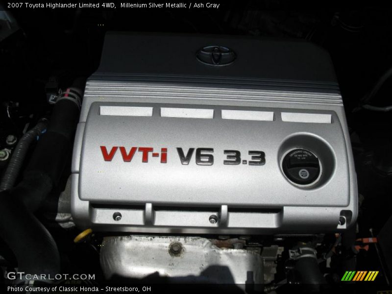 Millenium Silver Metallic / Ash Gray 2007 Toyota Highlander Limited 4WD