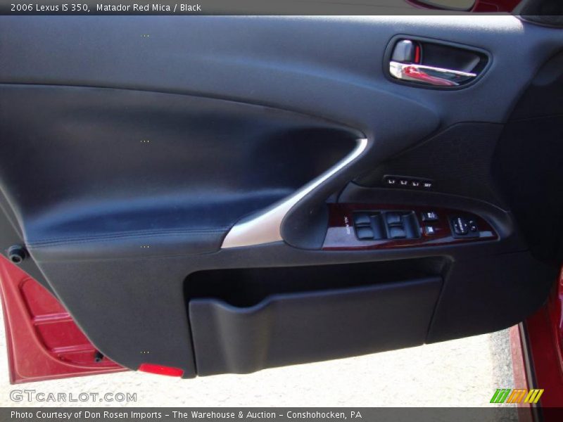 Matador Red Mica / Black 2006 Lexus IS 350