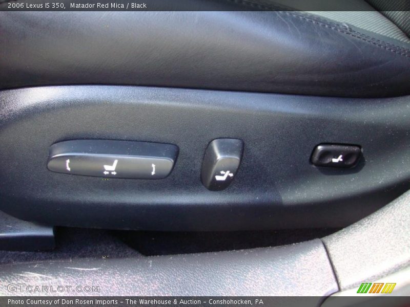Matador Red Mica / Black 2006 Lexus IS 350