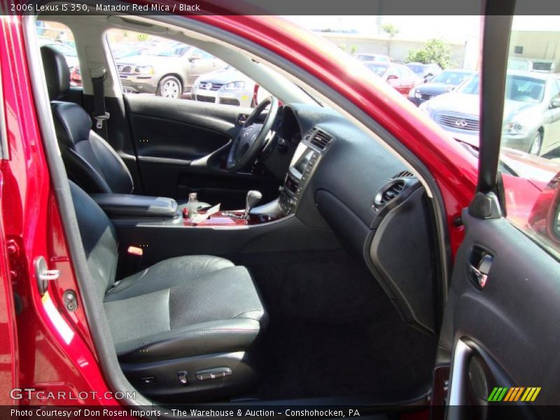 Matador Red Mica / Black 2006 Lexus IS 350