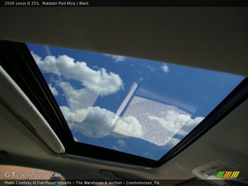 Matador Red Mica / Black 2006 Lexus IS 350