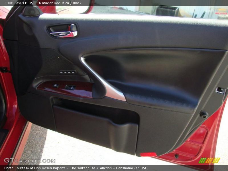 Matador Red Mica / Black 2006 Lexus IS 350