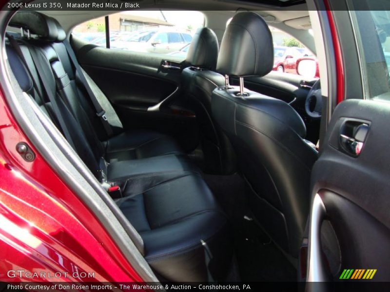 Matador Red Mica / Black 2006 Lexus IS 350