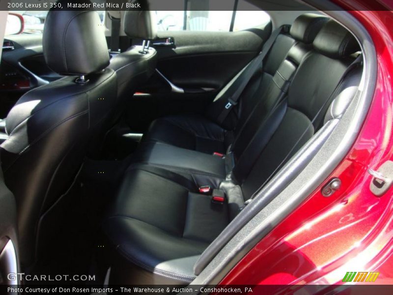 Matador Red Mica / Black 2006 Lexus IS 350