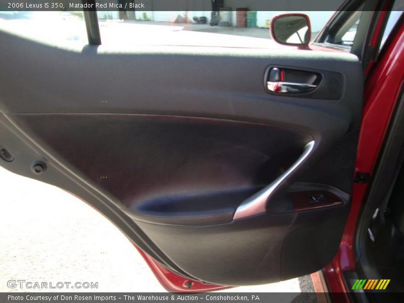 Matador Red Mica / Black 2006 Lexus IS 350