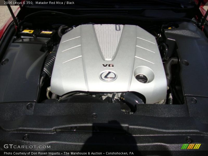 Matador Red Mica / Black 2006 Lexus IS 350
