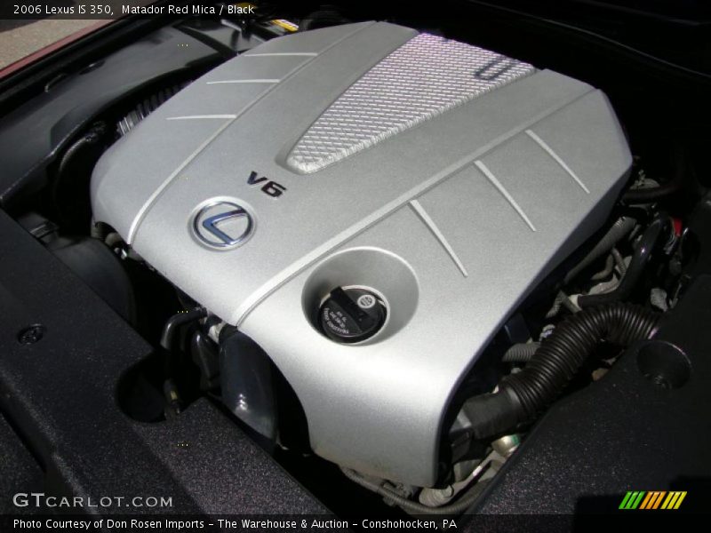 Matador Red Mica / Black 2006 Lexus IS 350