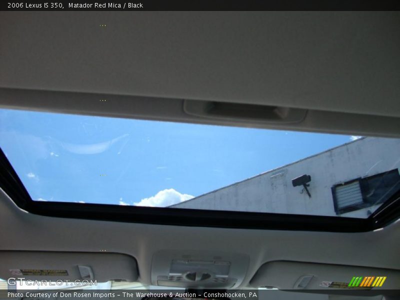Matador Red Mica / Black 2006 Lexus IS 350