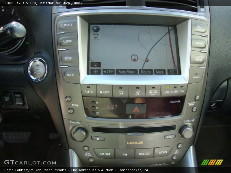 Matador Red Mica / Black 2006 Lexus IS 350