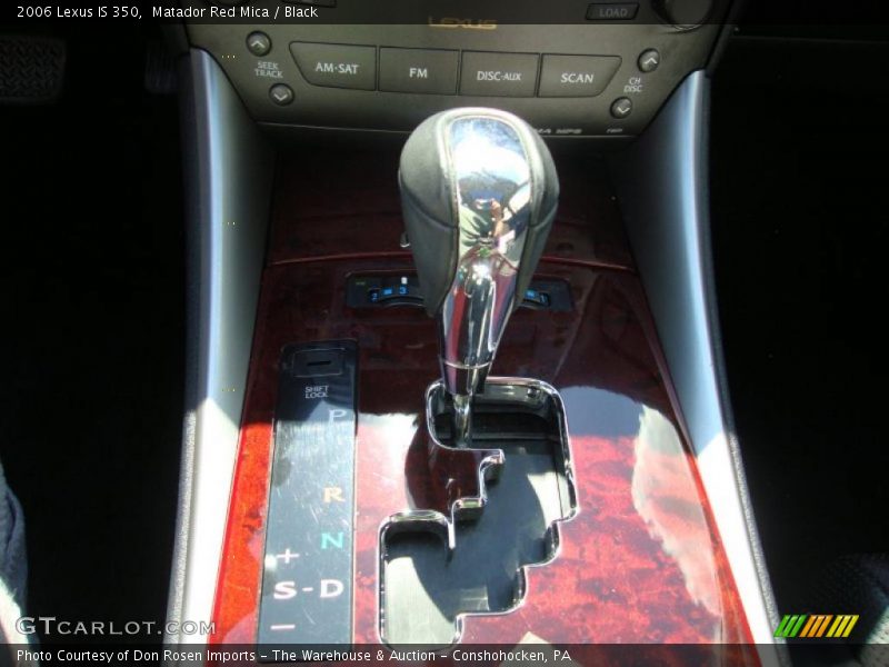 Matador Red Mica / Black 2006 Lexus IS 350