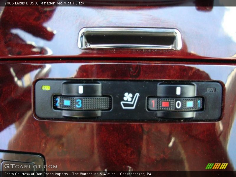 Matador Red Mica / Black 2006 Lexus IS 350