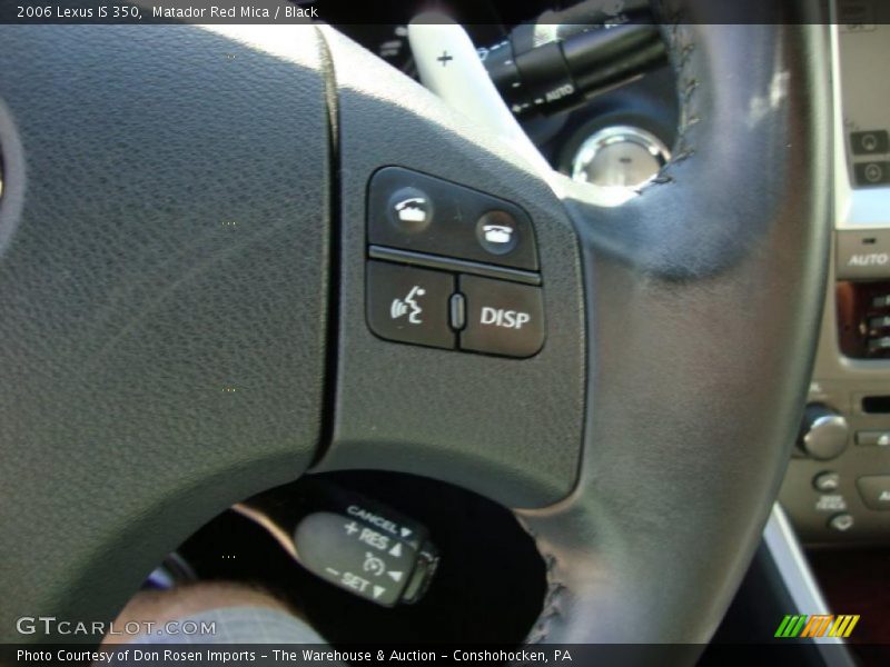 Matador Red Mica / Black 2006 Lexus IS 350