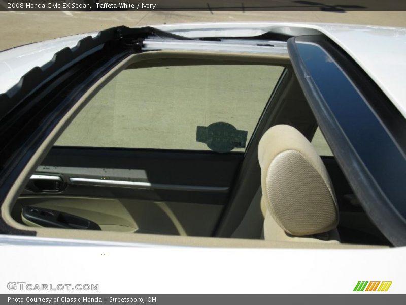 Taffeta White / Ivory 2008 Honda Civic EX Sedan