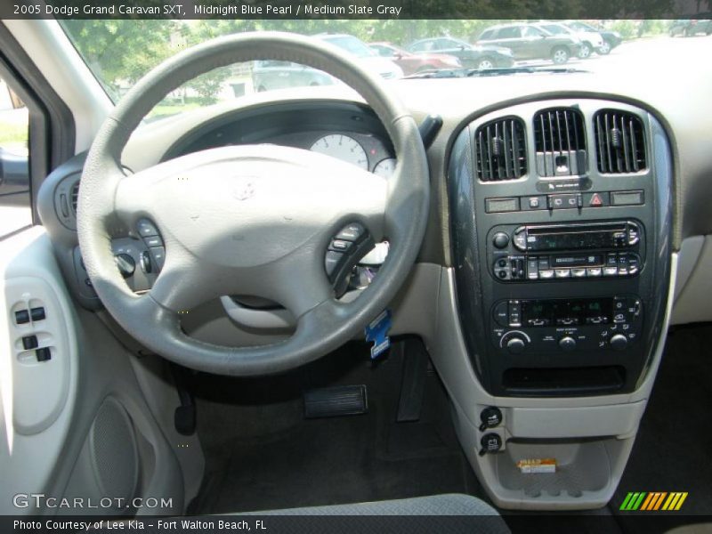 Midnight Blue Pearl / Medium Slate Gray 2005 Dodge Grand Caravan SXT