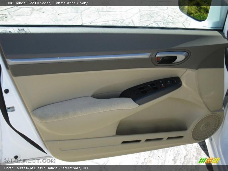 Taffeta White / Ivory 2008 Honda Civic EX Sedan