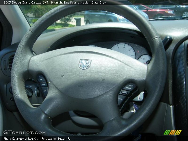 Midnight Blue Pearl / Medium Slate Gray 2005 Dodge Grand Caravan SXT