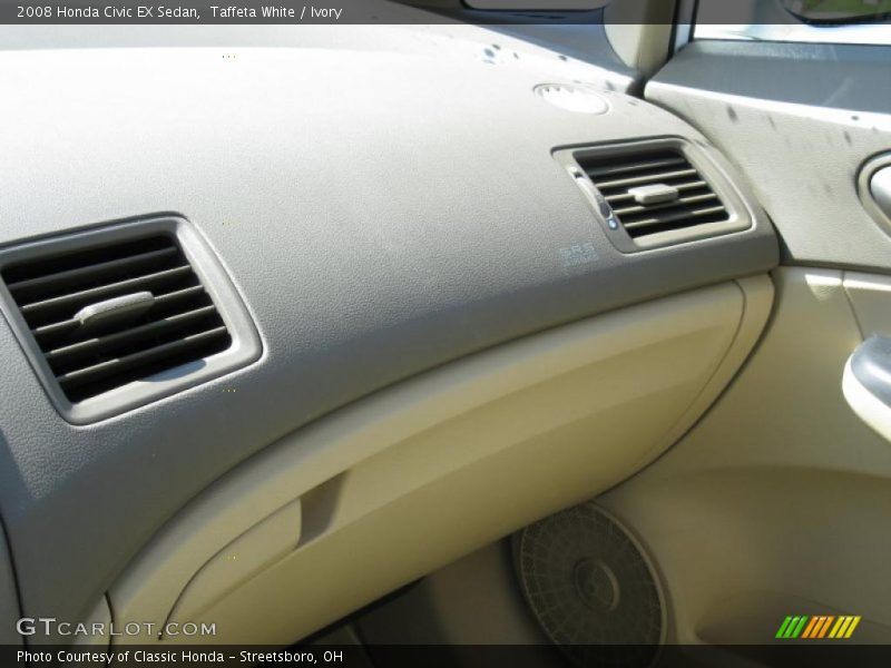 Taffeta White / Ivory 2008 Honda Civic EX Sedan