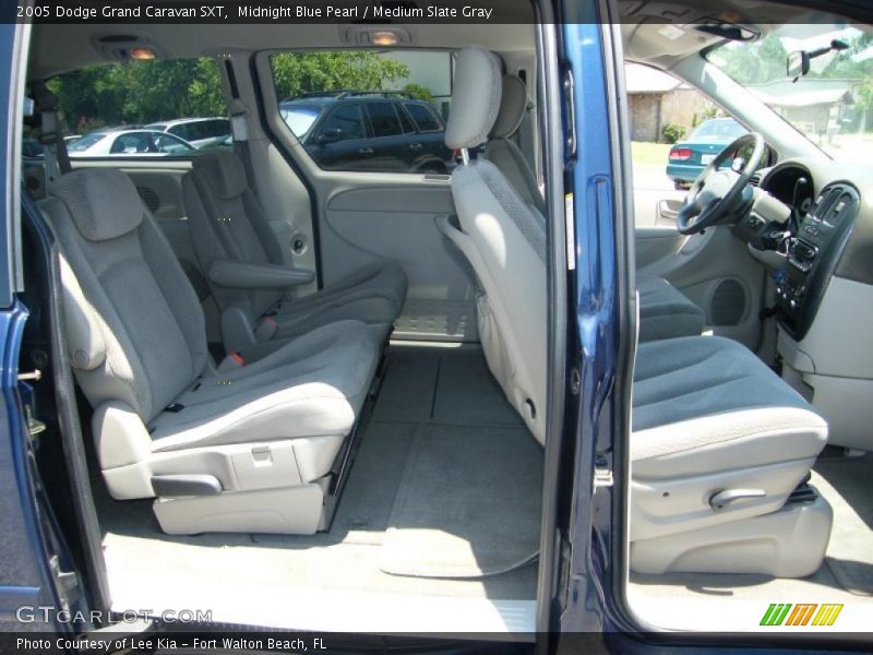 Midnight Blue Pearl / Medium Slate Gray 2005 Dodge Grand Caravan SXT