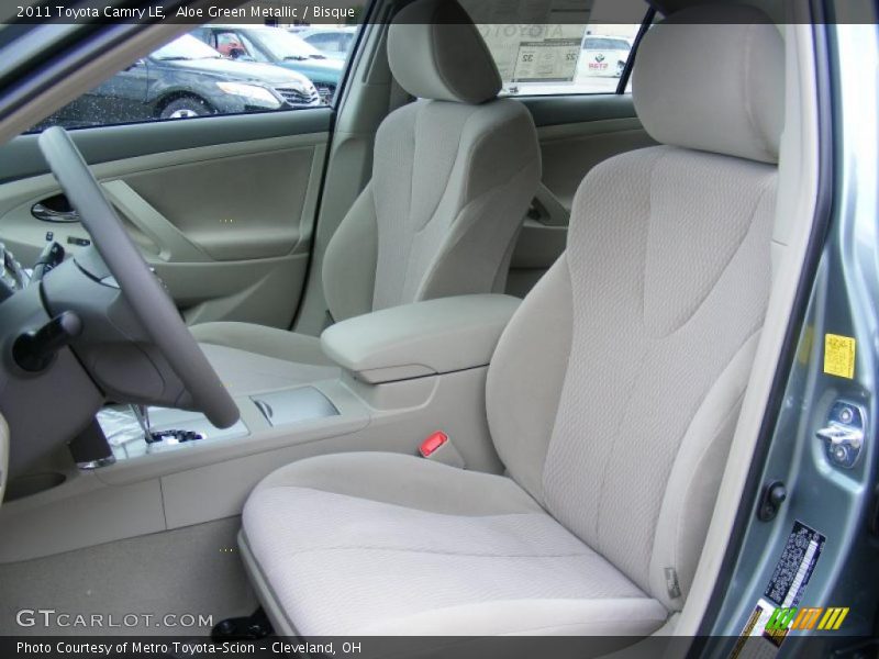 Aloe Green Metallic / Bisque 2011 Toyota Camry LE