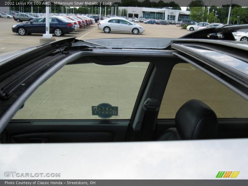 Millennium Silver Metallic / Black 2002 Lexus RX 300 AWD