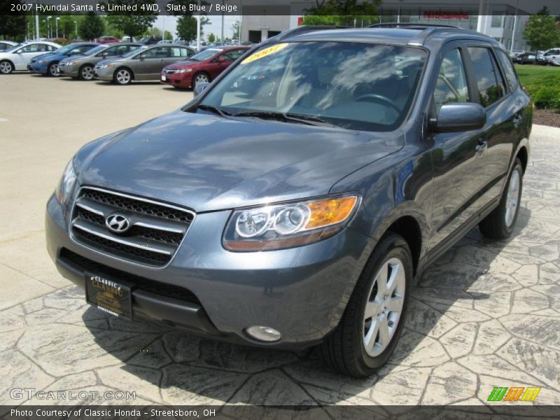 Slate Blue / Beige 2007 Hyundai Santa Fe Limited 4WD