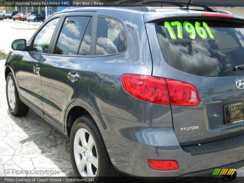 Slate Blue / Beige 2007 Hyundai Santa Fe Limited 4WD