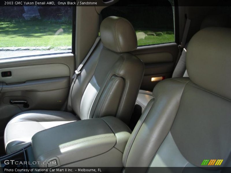Onyx Black / Sandstone 2003 GMC Yukon Denali AWD