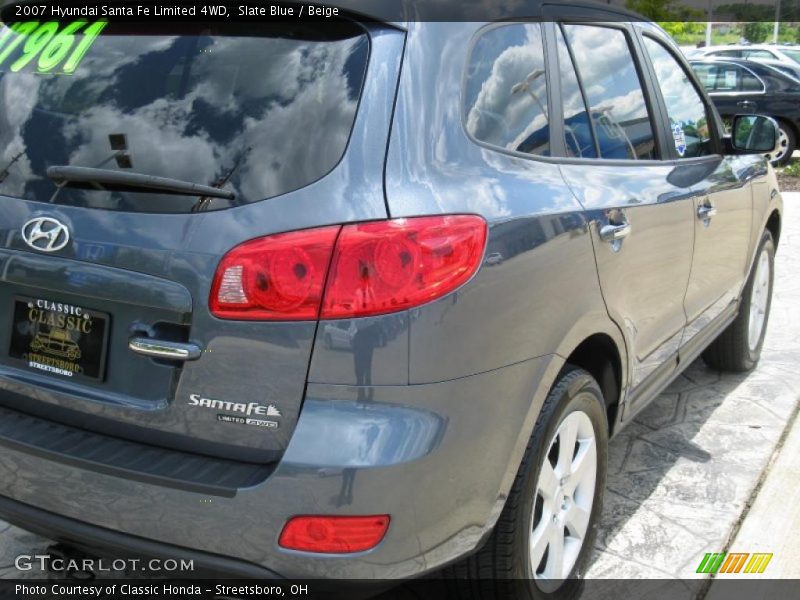 Slate Blue / Beige 2007 Hyundai Santa Fe Limited 4WD