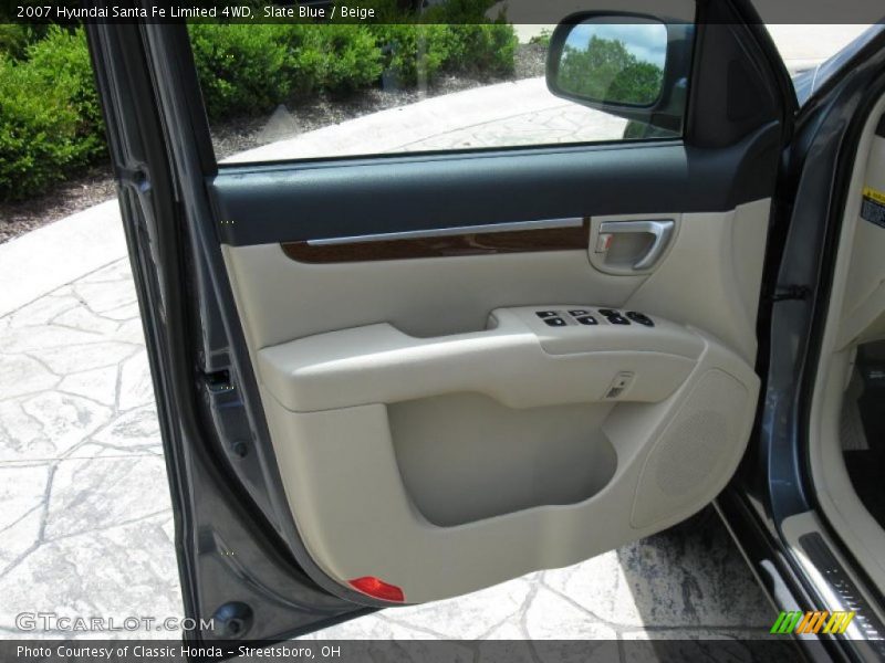 Slate Blue / Beige 2007 Hyundai Santa Fe Limited 4WD