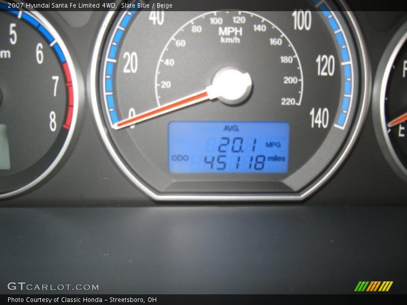 Slate Blue / Beige 2007 Hyundai Santa Fe Limited 4WD