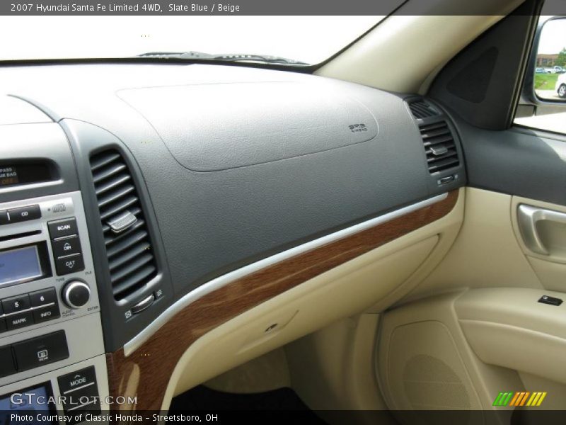 Slate Blue / Beige 2007 Hyundai Santa Fe Limited 4WD