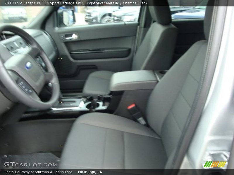Ingot Silver Metallic / Charcoal Black 2010 Ford Escape XLT V6 Sport Package 4WD