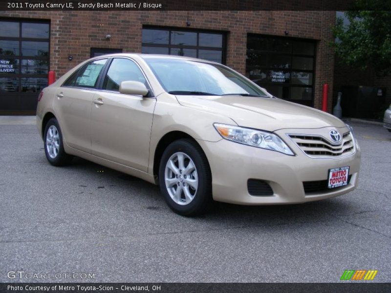 Sandy Beach Metallic / Bisque 2011 Toyota Camry LE
