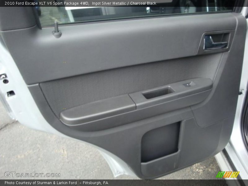 Ingot Silver Metallic / Charcoal Black 2010 Ford Escape XLT V6 Sport Package 4WD