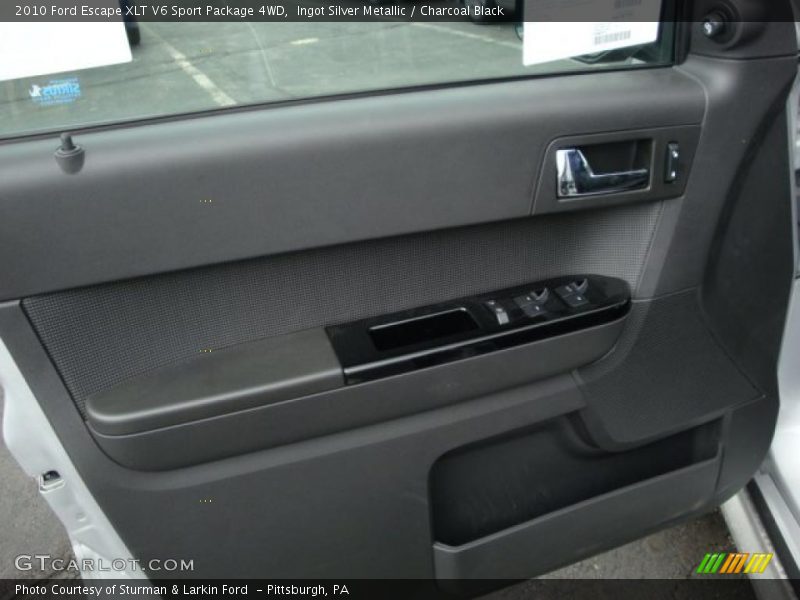Ingot Silver Metallic / Charcoal Black 2010 Ford Escape XLT V6 Sport Package 4WD
