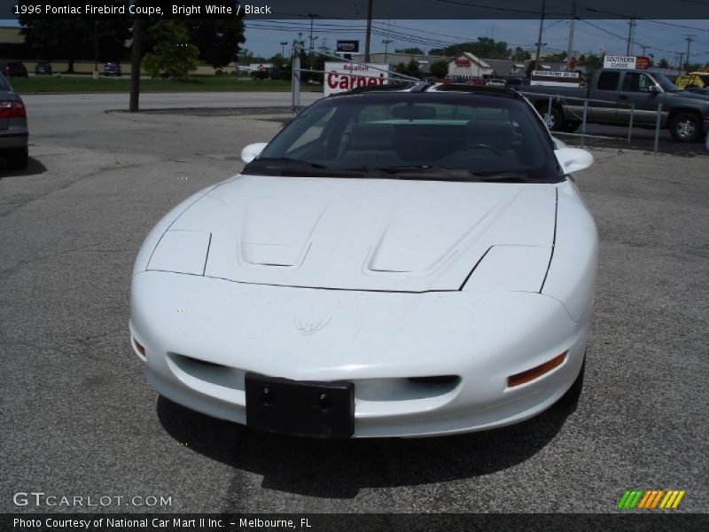 Bright White / Black 1996 Pontiac Firebird Coupe