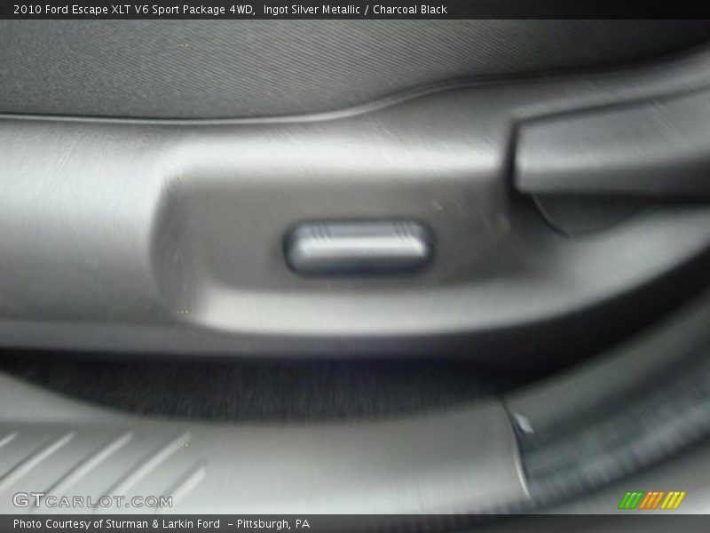 Ingot Silver Metallic / Charcoal Black 2010 Ford Escape XLT V6 Sport Package 4WD